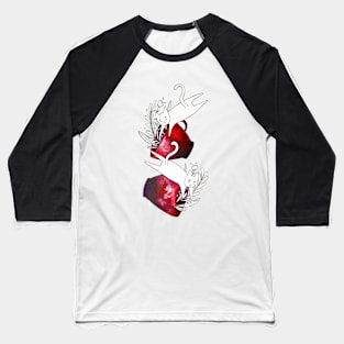 Coffee Cats Baseball T-Shirt